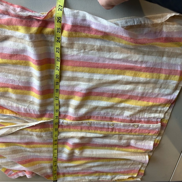 Old Navy Pastel Rainbow Striped Flowy Sleeveless Blouse, Women’s Plus Size 2X - Picture 7 of 8
